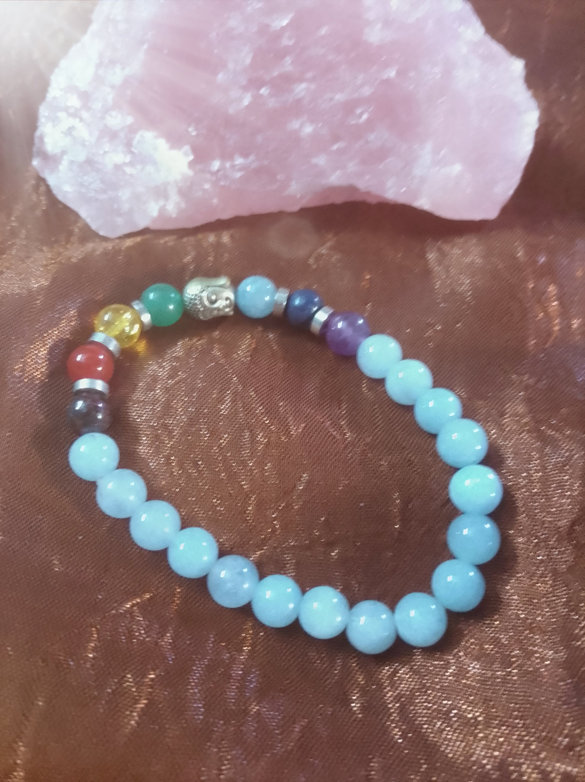 Bracelet en Pierre Angélite