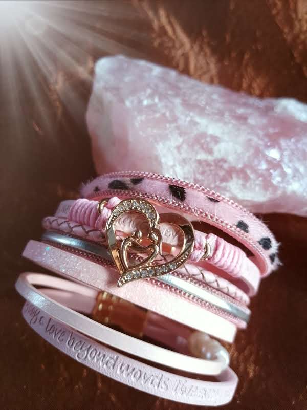 Bracelet cuir-simili cuir