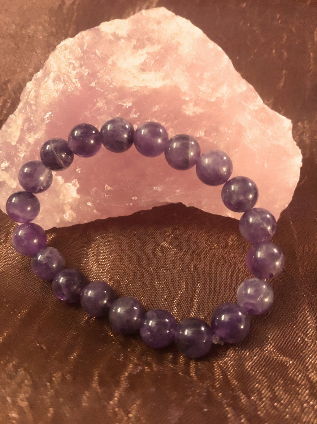 Bracelet en Pierre En Améthyste