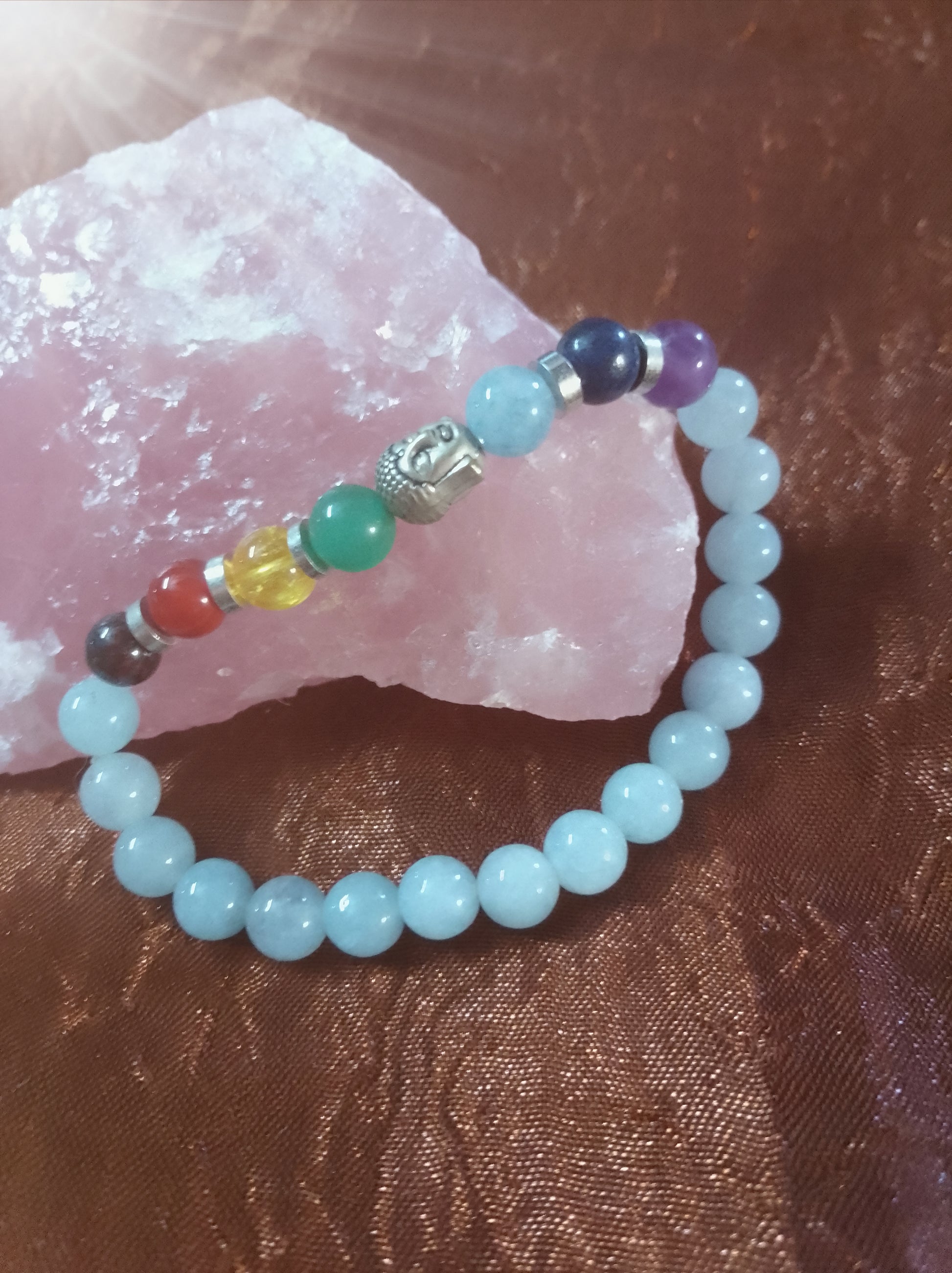 Bracelet en Pierre Angélite