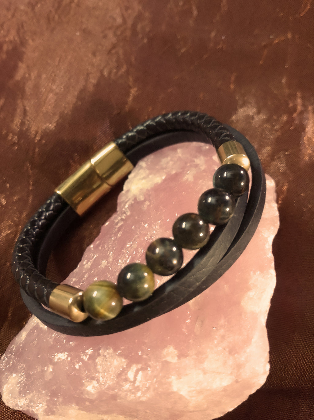 Bracelet cuir 21 cm