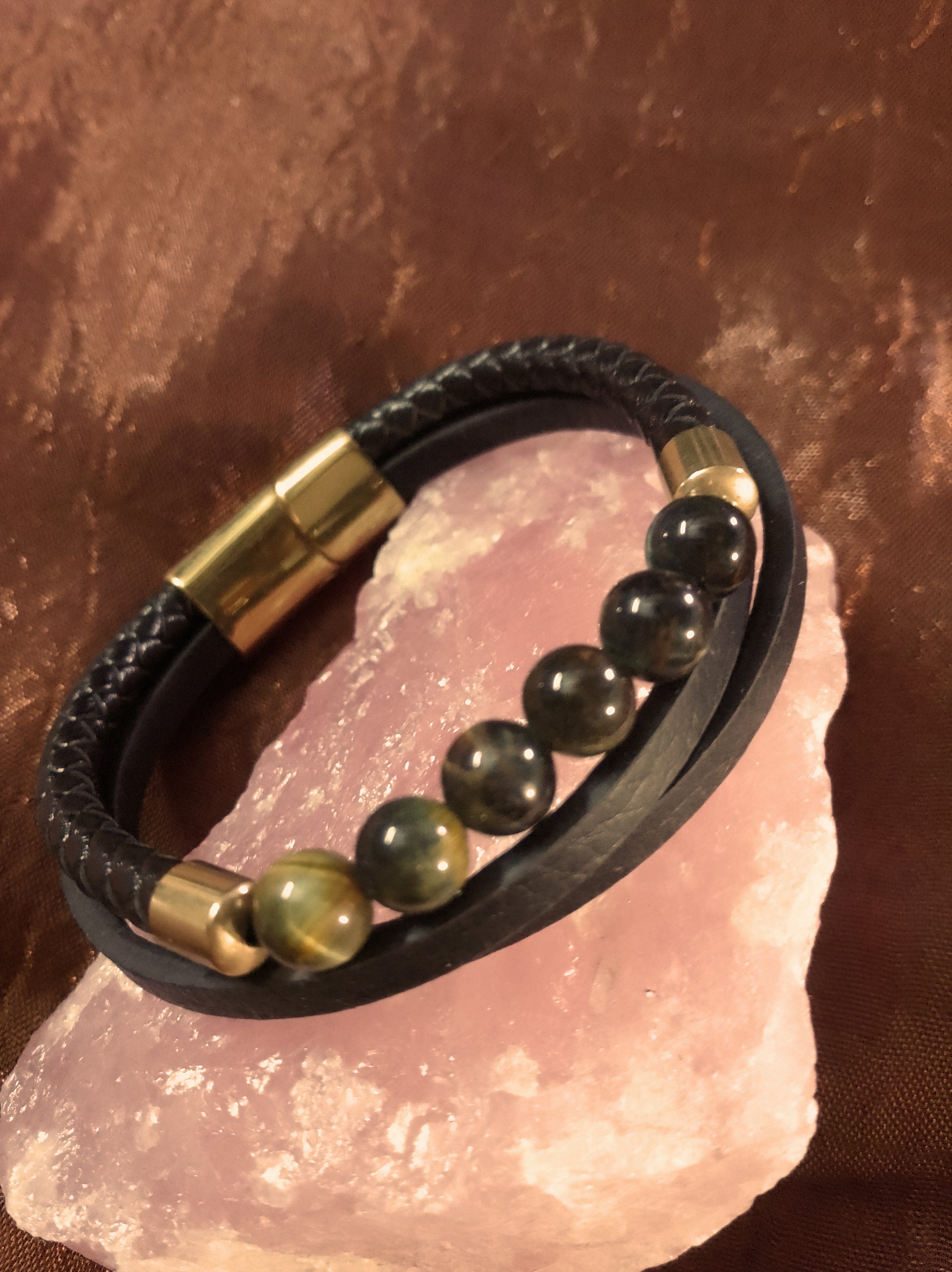 Bracelet cuir 21 cm