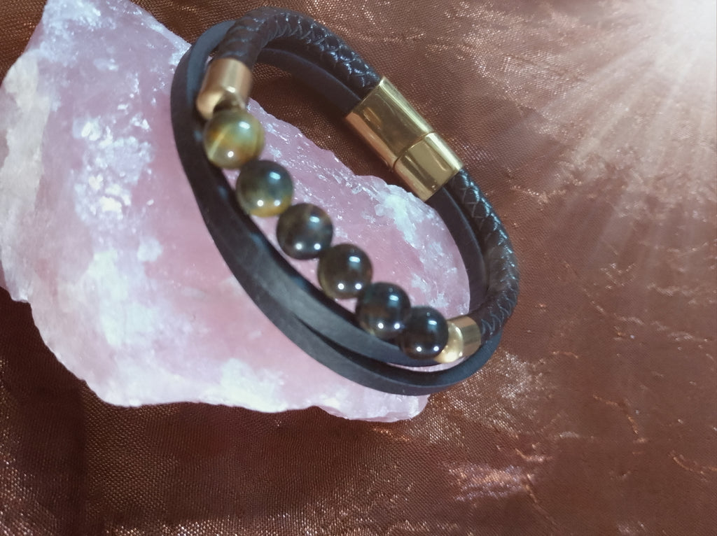 Bracelet cuir 21 cm